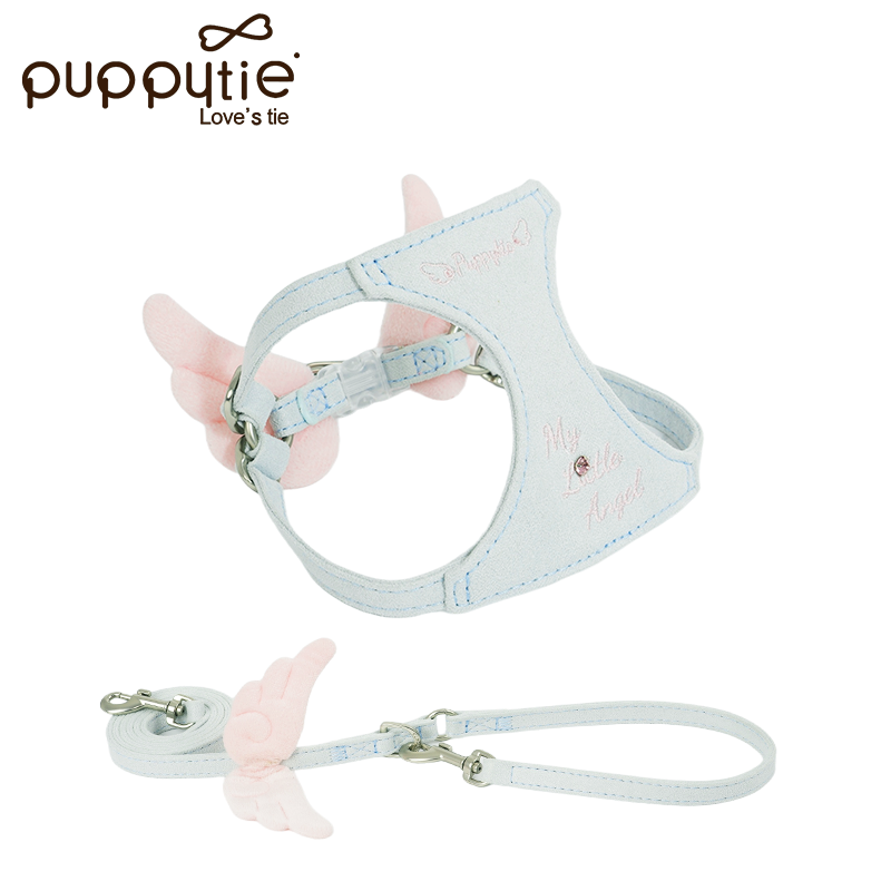 The Wings Harness & Leash Set Angel Wings Fresh Elegant Green