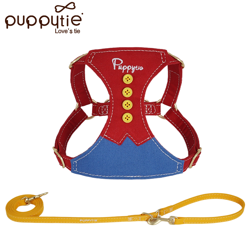 The Explorer Harness & Leash Set Nautical Adventurer (Navy Theme Color)